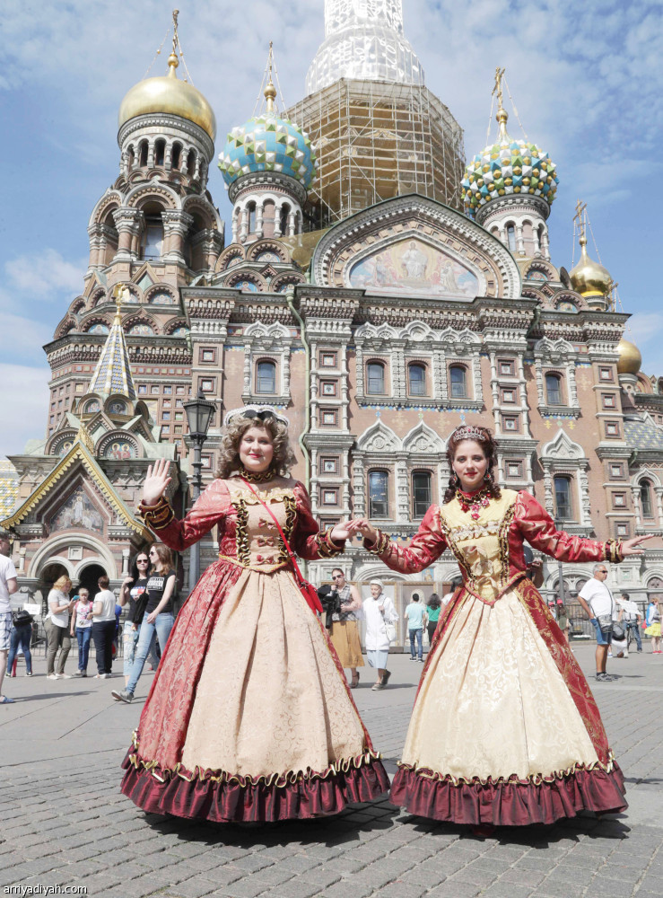 الزي الروسي 
يلفت الأنظار